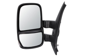 Oglinda retovizoare completa, (manual, convexa, cu senzor de temperatura) parte montare STANGA compatibil cu IVECO DAILY 2006-2014