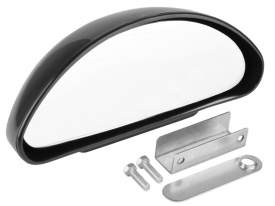 Oglinda unghi mort, oglinda suplimentara scoala soferi, 60x150 mm, culoare neagra - Img 1