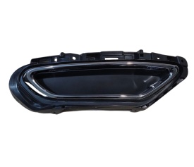 Ornament Bara Spate sistem evacuare Spate Stanga compatibil cu VW Passat B8 2014-2019, material plastic, culoare negru si crom - Img 2