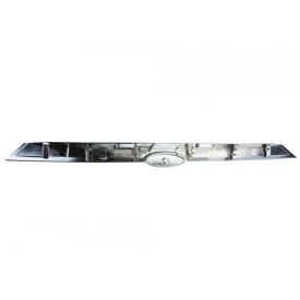 Ornament capac buton haion portbagaj compatibil Ford Focus II Facelift 2007-2010, pentru versiunea cu 3 sau 5 usi cromat - Img 2