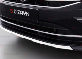 Ornament inox bara fata grila inferioara VW Tiguan 2020->, finisaj mat - Img 3