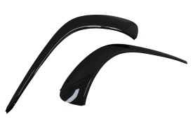Ornamente bara fata flapsuri compatibil cu Mercedes CLA C118 X118 2019-> Negru Lucios - Img 7