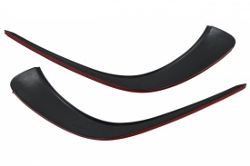 Ornamente bara fata flapsuri compatibil cu Mercedes CLA C118 X118 2019-> Negru Lucios - Img 4