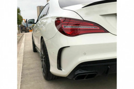 Ornamente bara spate flapsuri compatibil cu MERCEDES CLA W117 2014-2018 Carbon Edition - Img 7