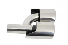 Ornamente compatibil cu sistemul de evacuare Mercedes Benz C-Class E-Class CLS SL SLK C63 E65 Design - Img 3