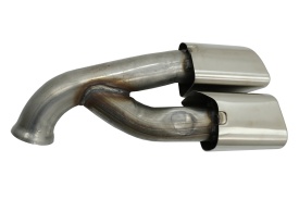 Ornamente Duble Evacuare compatibil cu Porsche Cayenne 92A Facelift 2014-2017 Turbo Design - Img 7