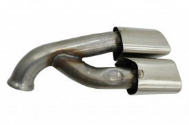 Ornamente Duble Evacuare compatibil cu Porsche Cayenne 92A Facelift 2014-2017 Turbo Design - Img 4