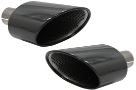 Ornamente Evacuare compatibil cu Audi A4 B9 2016-2019 A5 F5 2017-2019 Negru