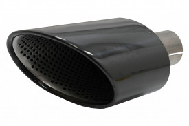 Ornamente Evacuare compatibil cu Audi A4 B9 2016-2019 A5 F5 2017-2019 Negru - Img 3