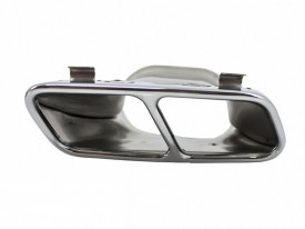 Ornamente pentru sistemul de evacuare compatibil cu Mercedes A-Class W176 2012-2018 CLA W117 C117 2012-2018 A45 CLA45 Design - Img 4