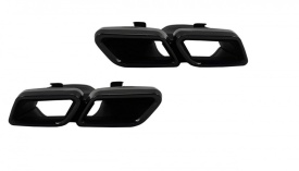 Ornamente tobe compatibil cu sistemul de evacuare Mercedes Benz C-Class GLE W166 GLC W253 X253 C253 C217 Negru Emerald
