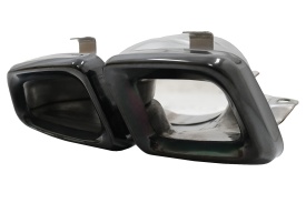 Ornamente tobe pentru sistemul de evacuare compatibil cu Mercedes M-Class W166 (2012-2015) CLS-Class W218 Facelift CLS630 Negru - Img 8