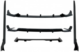 Pachet Exterior Aero compatibil cu BMW X7 G07 2018-> M-Tech Black Knight Design Negru Lucios