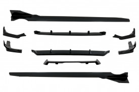 Pachet Exterior Aero compatibil cu BMW X7 G07 2018-> M-Tech Black Knight Design Negru Lucios - Img 2