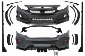 Pachet Exterior compatibil cu Honda Civic MK10 FC FK Sedan 2016-> Type R Design - Img 2