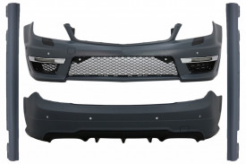 Pachet Exterior compatibil cu Mercedes C-Class W204 2007-2015 Facelift C63 Design - Img 2