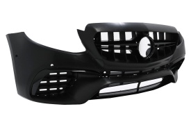 Pachet Exterior compatibil cu Mercedes E-Class W213 2016-2019 E63 Design cu Difuzor si Ornamente Tobe - Img 8