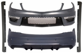 Pachet Exterior compatibil Mercedes C-Class W204 2011-2015 Facelift C63 Design