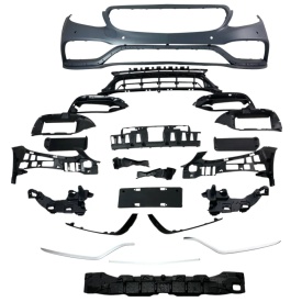 Pachet Exterior compatibil MERCEDES C-Class W205 Sedan 2014-2018 C63 Design - Img 2