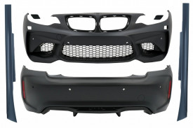 Pachet Exterior Complet compatibil cu BMW Seria 2 F22 F23 Coupe Cabrio 2014-2017 M2 Design - Img 2