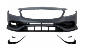 Pachet Exterior Complet compatibil cu Mercedes A-Class W176 2012-2018 Facelift A45 Design - Img 2
