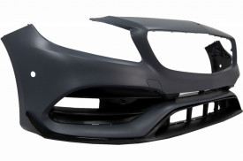 Pachet Exterior Complet compatibil cu Mercedes A-Class W176 2012-2018 Facelift A45 Design - Img 8