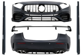 Pachet Exterior Complet compatibil cu Mercedes A-Class W177 5 Usi Hatchback 2018-> A45 Design - Img 1