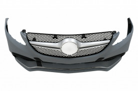 Pachet Exterior Complet compatibil cu Mercedes GLE W166 SUV 2015-2018 Negru Crom - Img 5