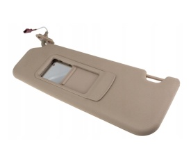 Parasolar auto compatibil BMW Seria 3 E90 E91 2004-, X1 E84 2009-, partea stanga, culoare bej