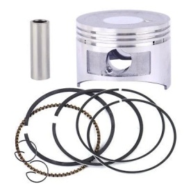 Piston 4T cu segmenti, diametru 64 mm, compatibil cu Honda GC135, GC160, GCV135, GCV160.
