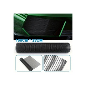 Plasa tuning grila, dimensiune 1 x 0.33m, aluminiu, negru, model 0012 - Img 3