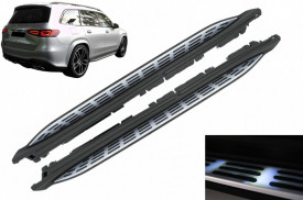 Praguri Trepte laterale compatibil cu Mercedes GLS X167 2020-> cu LED - Img 8