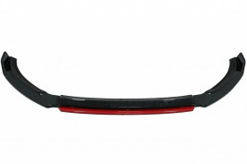 Prelungire Bara Fata compatibil cu VW Polo MK6 2018-> Negru Lucios cu buza rosie - Img 8