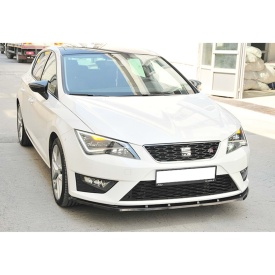 Prelungire bara fata compatibila cu Seat Leon, 2012-2020, lungime 165 cm, negru lucios - Img 5