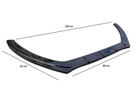 Prelungire bara fata compatibila cu VW Polo 2009-2017, lungime 150 cm, negru lucios - Img 4