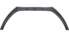 Prelungire bara fata compatibila VW SCIROCCO 2008-2017, negru lucios, 3 piese - Img 3