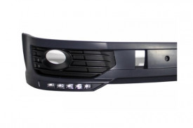 Prelungire Bara Fata cu DRL compatibil cu VW Transporter Multivan Caravelle T5 T5.1 Facelift 2010-2015 Sportline - Img 3