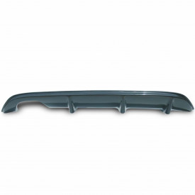 Prelungire difuzor Bara Spate compatibil cu VW Scirocco 2008-2013 evacuare dubla stanga, negru lucios - Img 1
