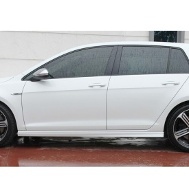 Prelungire praguri laterale compatibile cu VW Golf 7 R-Line Design, 2012-2020, negru - Img 3