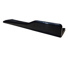 Prelungire praguri laterale universale, negru Lucios, lungime 44 cm, 2 piese/set - Img 3