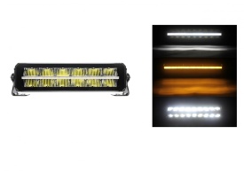 Proiector auto, bara LED, 30 cm, 12V-24V, lumina alba, pozitie portocalie sau alba, 4000LM - Img 2
