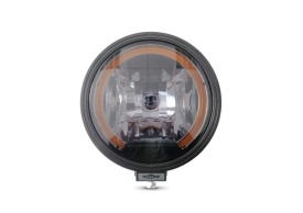 Proiector camion universal, diametru 223 mm, cu halogen cu pozitie LED Angel Eye pentru instalare exterioara. - Img 1