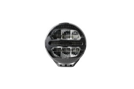 Proiector cu led camion faza lunga si pozitie, diametru 228 mm, 12V-24V, pozitie cu leduri alb - portocaliu - Img 10