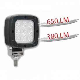 Proiector lucru 100x100, LED, cu mers inapoi, 2 functii, 380/650lm, Fristom - Img 3