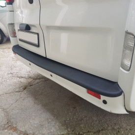 Protectie bara spate compatibila cu Renault Trafic 2001-2014, Plastic, culoare negru - Img 2