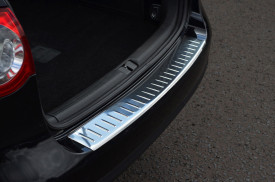 Protectie inox bara spate compatibil VW PASSAT 3C B6 Variant 2005-2011 - Img 2
