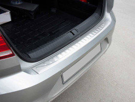 Protectie inox bara spate compatibil VW PASSAT B7 Sedan 2010-2014 - Img 2