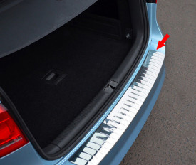 Protectie inox bara spate compatibil VW PASSAT B7 Variant 2011-2014 - Img 2