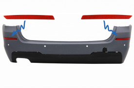 Reflectorizanti Bara Spate Catadioptru compatibil cu BMW 5 Series F11 2011-> M-tech Design - Img 2