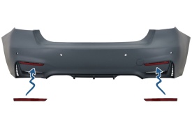 Reflectorizanti Catadioptru compatibil cu BMW Seria 3 F30 2011-2019 doar Bara Spate M3 Design